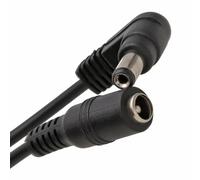 kenable 5.5 x 2.1mm Right Angled DC Power Male Female CCTV Extension Cable 4m [4 metres]