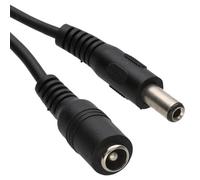 Kenable 5.5 X 2.5mm Dc Power Plug To Socket Cctv Extension Lead Cable 1M