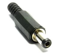 5.5 x 2.5mm DC Power Solder Plug End For CCTV Cable Strain Relief