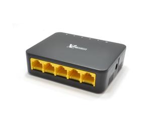 kenable 5 Port Gigabit Ethernet Switch 10/100/1000 Mbps Desktop Network Hub RJ45 Auto-Negotiation Black