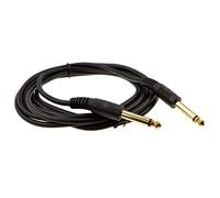kenable 6.35mm 1/4inch Mono Jack Plug Guitar/Instrument/Patch Cable Gold 3m [3 metres]