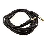 kenable 6.35mm 1/4inch Mono Jack Plug Guitar/Instrument/Patch Cable Gold 4m