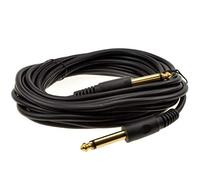 kenable 6.35mm 1/4inch Mono Jack Plug Guitar/Instrument/Patch Cable Gold 6m [6 metres]