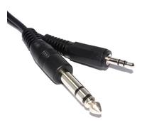 kenable 6.35mm Stereo Jack Plug to 2.5mm Stereo Jack Plug 1.8m [1.8 metres]