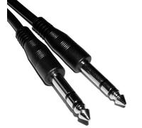 kenable 6.35mm Stereo Jack Plug to 6.35mm Stereo Jack Plug Audio Cable 0.5m [0.5 metres]