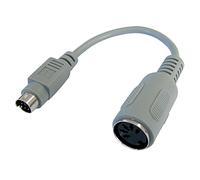 kenable 6 Pin Mini Din Male to 5 Pin Din Female Keyboard Adapter