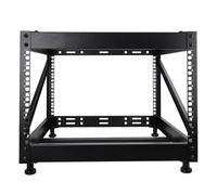 kenable 6U Open Frame Data Cabinet 19 Inch Rack Mount Desktop Floor Standing 482mm Depth Flat Pack Network Server Equipment Organiser