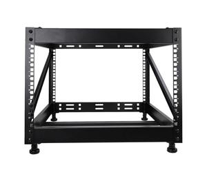 kenable 6U Open Frame Data Cabinet 19 Inch Rack Mount Desktop Floor Standing 482mm Depth Flat Pack Network Server Equipment Organiser