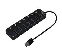 Kenable 7 Port Usb 3.1 Gen 1 Hub With Switches 5Gbps With Over Current Spike Protection