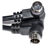 kenable 8 Pin Mini Din Right Angle Lead Male Plugs Audio Cable 1m [1 metres]