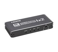 kenable 8K HDMI 2.1 Splitter 2 Way 1 Input to 2 Displays 60Hz 4K 120Hz Smart EDID HDCP 2.3 Gaming Home Cinema Presentation Distributor Hub