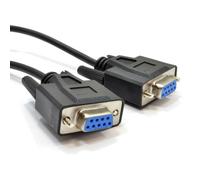 kenable 9 Pin DB9 Serial RS232 NULL Modem High Speed Shielded Cable 1m