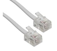 Kenable Adsl Broadband Modem Cable Rj11 To Rj11 Phone Socket To Router White 1M
