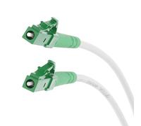 kenable | Armoured LC/APC to LC/APC XGS-PON Simplex Fibre Optic Patch Cable, OS2 Single Mode, 3mm core, Green, compatible with Virgin Broadband Hub 5 FTTP Fibre to the Property (5m)