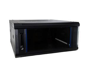 Kenable Assured | 19-inch Wall Mount Server Cabinet | 4U/6U/9U 600x600mm Deep | Flat Pack | Black (4U)
