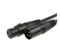 Kenable Balanced Xlr Microphone Lead Male To Female Audio Cable Black 1.5M