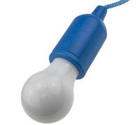 kenable Battery Powered LED Light Bulb 50 Lumens Pull Cord On/Off for Sheds Tents Cupboards Garages - Blue