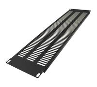 kenable 3U Blanking Plate for Comms Network Data Cabinet Rack 19 Vented Black