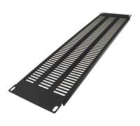 kenable Blanking Plate Extra Vented 3U for Comms Data Cabinet Rack 19 inch Black
