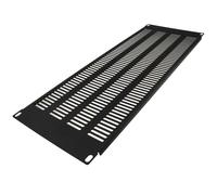 Blanking Plate Extra Vented 4U for Comms Data Cabinet Rack 19 inch Black