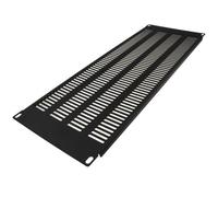 Kenable Blanking Plate Extra Vented 4U For Comms Data Cabinet Rack 19 Inch Black