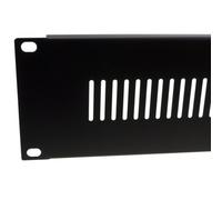 Kenable Blanking Plate Vented 2U For Comms Data Cabinet Rack 19 Inch Black