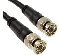 Kenable Bnc Plugs Rg59 75Ohm Cctv Camera Video Cable Lead 0.25M 25Cm