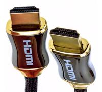 Kenable Braided Chrome Hdmi Shielded Cable 4K 2K Supports 3D Arc Ethernet 0.5M