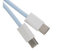 kenable Braided USB-C Cable for iPhone 15/16/17/Air Pro Max Lead Charging/Data 60W 480Mbps 1.5m (Blue)