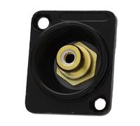 Kenable Brushed Aluminium Black Phono White Wall Faceplate D-Series Chassis Mount Insert