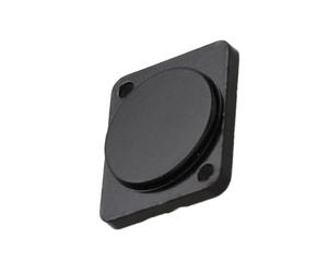 kenable Brushed Aluminum Black Blank Spacer Wall Plate Insert D-Series Chassis 30x30x30mm
