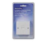 Kenable Bt Plug 2 4A Master Telephone Socket Face Plate & Screw Connections