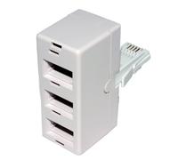 kenable BT Telephone Splitter 3 way Sockets 1 x Socket to 3 BT Phone Lines 431A