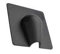 kenable Cable Hole Entry Cover Plate for Exterior Walls | Weatherproof Exit Brick Blast Wall Tidy | 110x110mm | Black