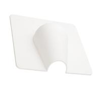 kenable Cable Entry Exit Cover Plate for Exterior Walls - Weather Resistant Brick Hole Concealer for Power & Network Cables - 110x110mm White