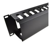 Kenable Cable Management Bar Metal Dump Panel 2U For Data Cabinet 19 Inch Rack With Vent