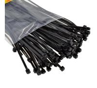 kenable Cable Ties Black Nylon 66 UL Approved Zip Ties 200mm x 2.5mm [100 Pack]