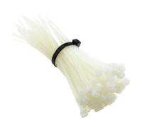 kenable Cable Ties Natural White Nylon 66 UL Approved Self-Locking Wire Management 120mm x 3.5mm [100 Pack]