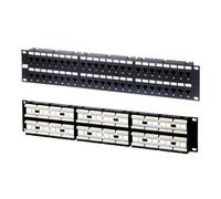 Kenable Cat5E Cat 5E Rj45 2U Patch Panel Rack Mountable 48 Port
