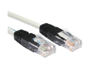 kenable Cat5e Crossover Ethernet Cable Grey RJ45 to RJ45 Network Patch Lead Full Copper UTP Gigabit 0.5m