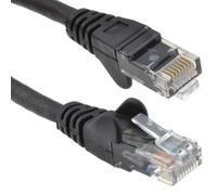 kenable CAT6 Ethernet Cable CCA UTP RJ45 Gigabit Network Patch Lead LSZH Black 0.15m