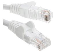 kenable CAT6 Ethernet Cable LSZH Fir Gigabit RJ45 Network Patch Lead CCA White 0.5m