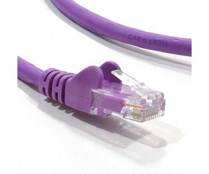 kenable Cat6 Ethernet Cable Purple 10m LSZH Low Smoke Network Patch Lead CCA UTP RJ45 Gigabit LAN 24AWG 1000Mbps