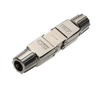 Kenable Cat6A Ftp Inline Punch Down Coupler Joiner Ethernet 8P8C Cable Metal