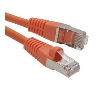 Kenable Cat6A Sstp Lszh Rj45 Network Ethernet Patch 10 Gigabit Cable 0.5M Orange