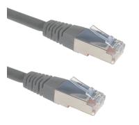 kenable Cat6A SSTP LSZH RJ45 Network Ethernet Patch 10GIG Cable 0.5m Grey