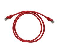 kenable Cat6A SSTP Network Cable LSZH 10 Gigabit Ethernet Patch Lead RJ45 Snagless Connectors 3m Red