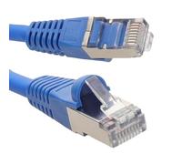 kenable Cat6A SSTP LSZH RJ45 Network Ethernet Patch 10 Gigabit Cable 0.5m Blue