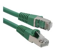 kenable Cat6A SSTP Network Cable LSZH 10 Gigabit Ethernet RJ45 Patch Lead Snagless Green 5m