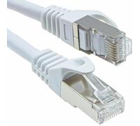 kenable Cat6A SSTP Snagless Shielded RJ45 Network Ethernet 10GIG Cable 0.25m White
